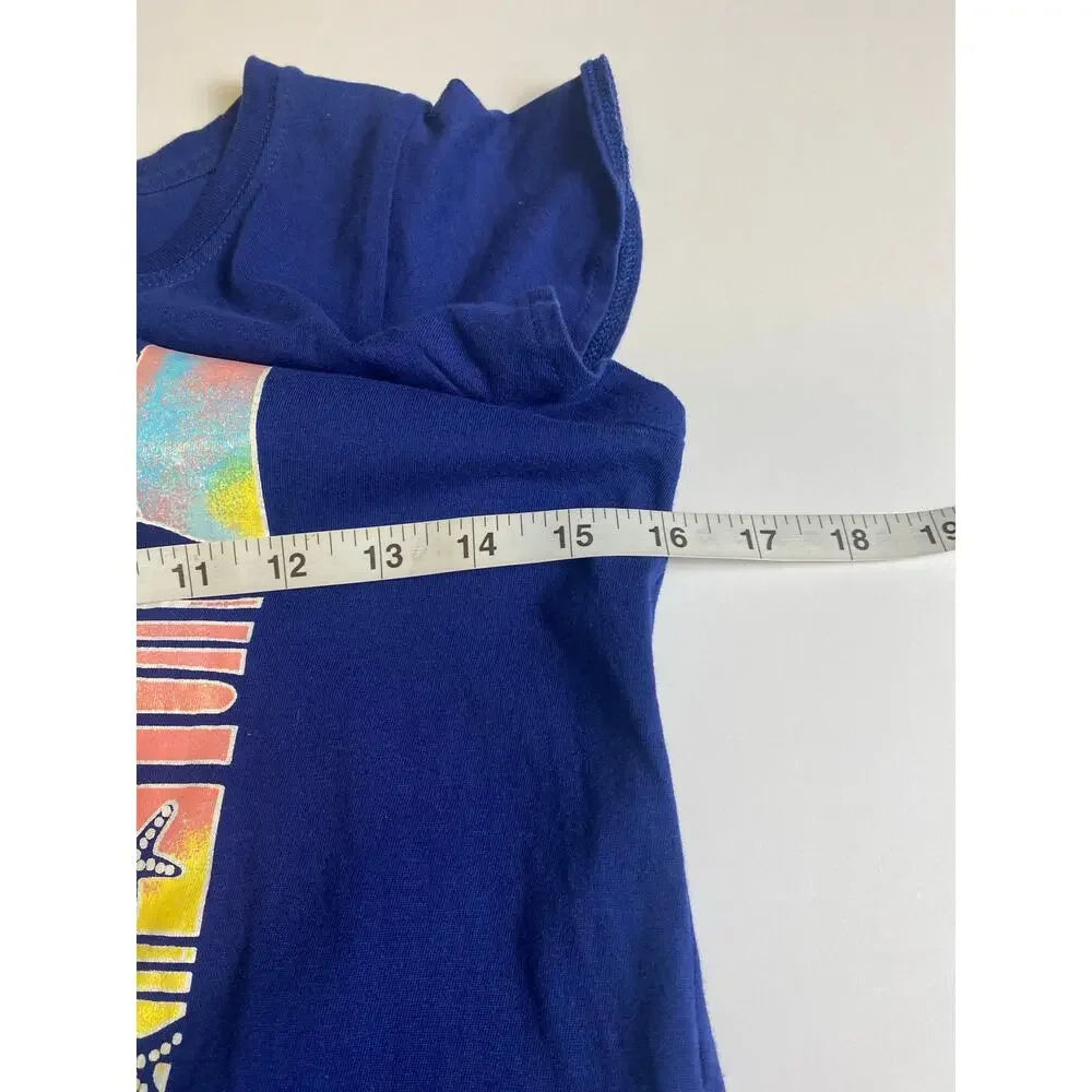 Nautica Girls Blue Sailboat Flutter Sleeve T-shirt Size 16 X-Large
